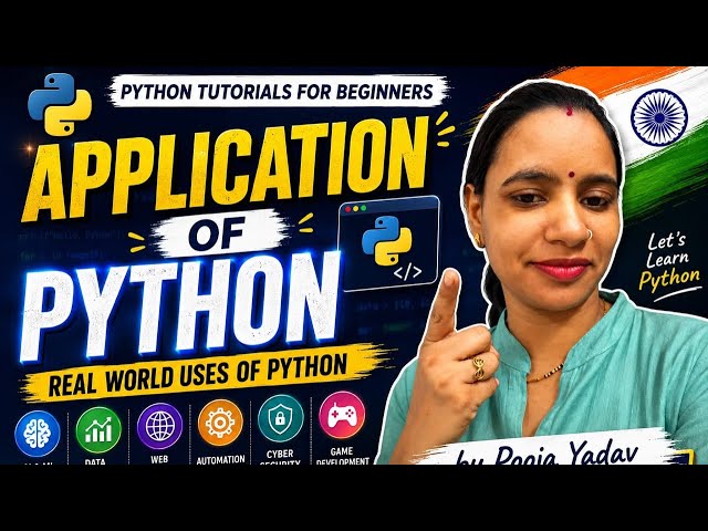 Applications of Python | Where is Python Used? | Python for Beginners