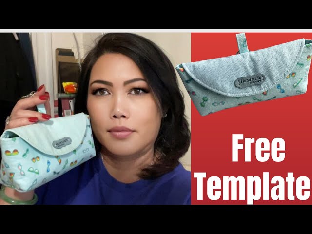 I Make This For The Seniors & They All Loved It ! Eyeglasses Holder Sewing Tutorial - Free Template