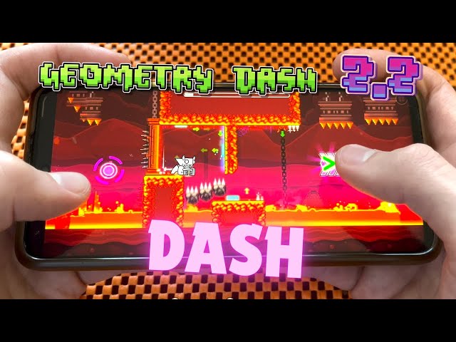 Dash 100% On Mobile [HandCam] | Geometry Dash 2.2