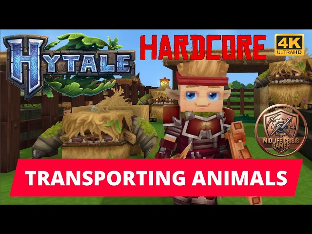 How to Transport Animals Like a PRO!!! - Hytale - 4K Ultra HD