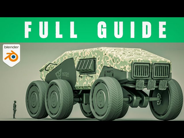 Learn Hard Surface Modeling in Blender - The Complete Guide