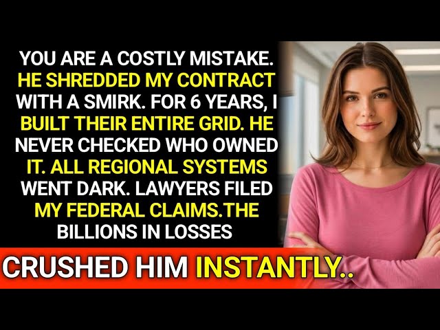 ARROGANT Boss Burned My Contract |  I Owned His Entire Grid System | $1.3M Mistake | Office Revenge 