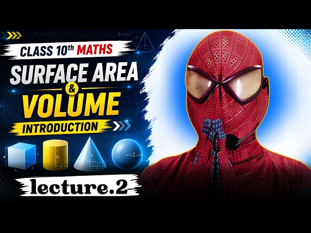 Class 10 Maths Chapter 12 | Surface Areas & Volumes | Complete Basics + Questions 1–5 |