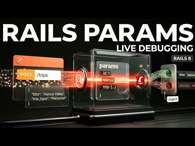 Params Explained with Postman & Live Debugger in Rails 8 | #viral #fyp #explore #trending #fypシ #seo