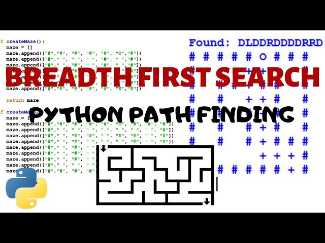 Python Path Finding Tutorial - Breadth First Search Algorithm