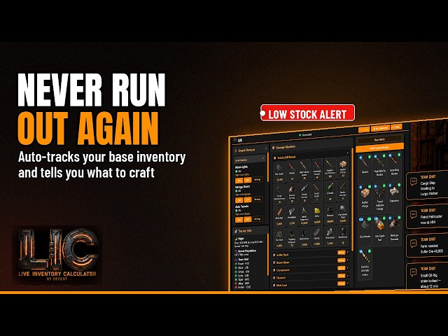 LIC by DECENT – Live Inventory Calculator for Rust game |  | Short intro | Decent AK |