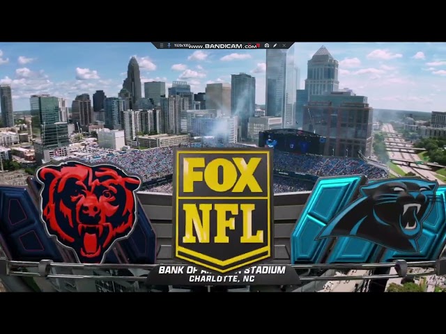NFL Football on FOX intro Chicago @ Carolina