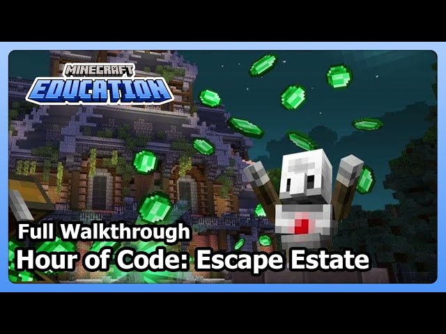 Minecraft Education - Hour of Code: Escape Estate (Full Walkthrough, Longplay)