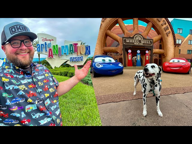 Disney's Art of Animation Resort | Cars Family Suite & Resort Tour | Pet Friendly Disney Resort