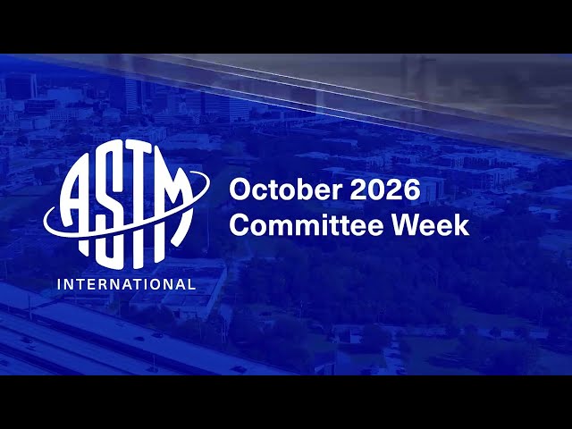 Join Us Oct 4-9 for October 2026 Committee Week in Jacksonville, Florida!