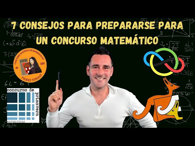 My 7 tips for preparing for the Olympiad or other math competition.