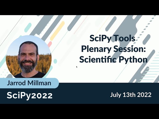 SciPy Tools Plenary Session: Scientific Python