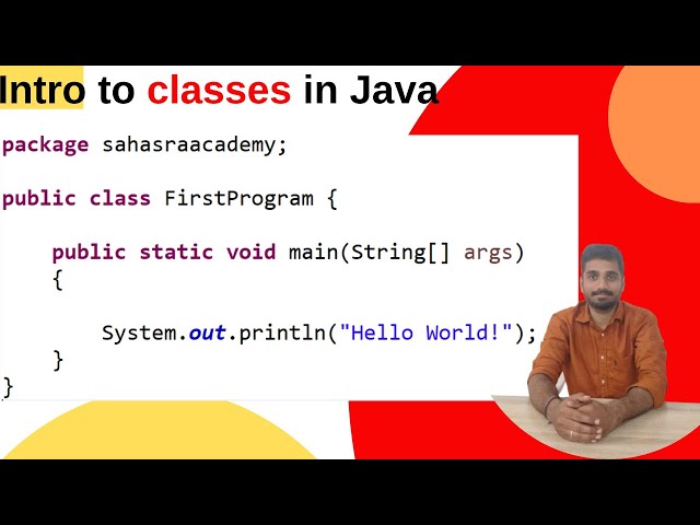 First Program in Java(TELUGU)