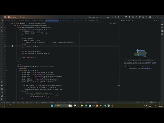Bloque 3 – Actividad 1 - Data Application Android/MySQL