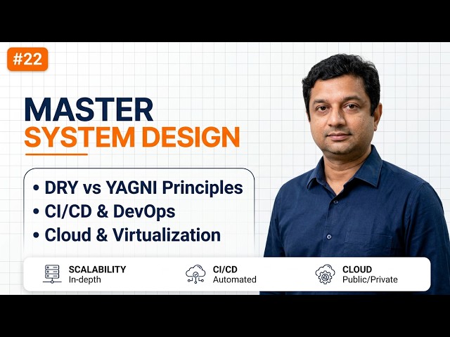 Master System Design: DRY, YAGNI, TDD, and CI/CD Fundamentals
