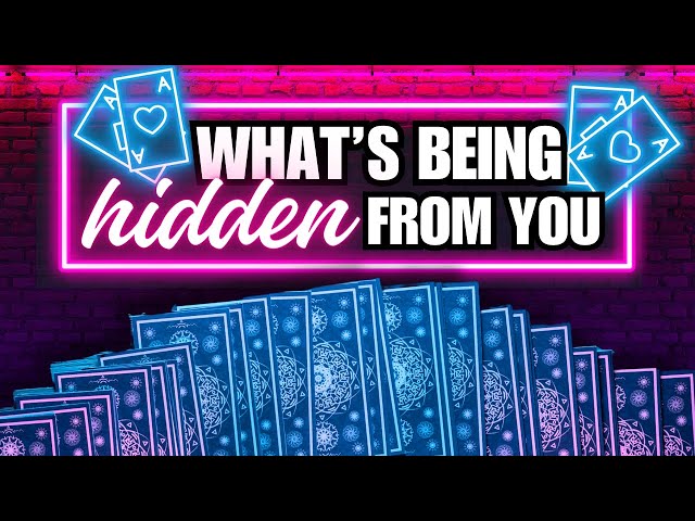 What's being HIDDEN from you & WHY #tarotreading #collective