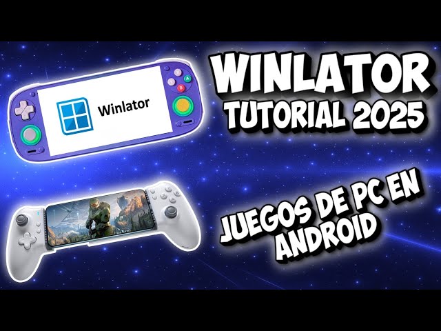 WINLATOR TUTORIAL in SPANISH 🔥 PC GAMES on your MOBILE, ANDROID CONSOLE or TABLET 🤯 Very EASY.