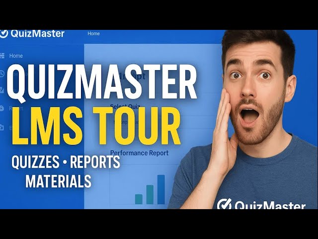 🚀 QuizMaster LMS Website Tour | Quizzes, Reports, Study Materials & More! || Part-A