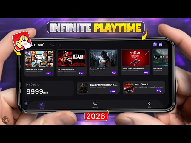 This Cloud Gaming App Giving 'Infinite Playtime' 🤯 - 2026 - Best Cloud Gaming App