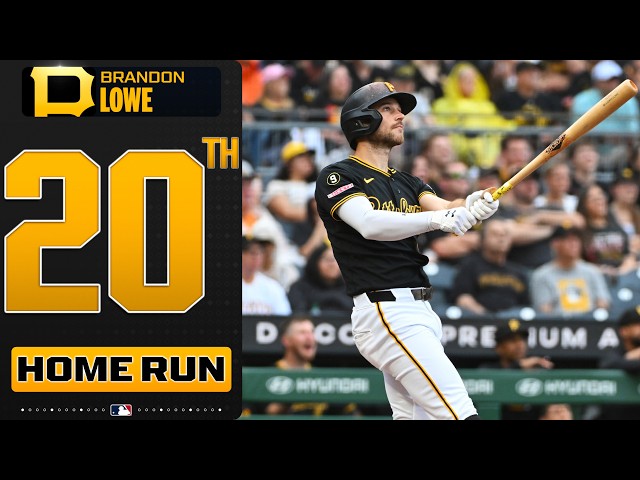 Brandon Lowe's 20TH HOMER of the year gives the PIRATES THE LEAD! 🏴‍☠️😤 | MLB Highlights