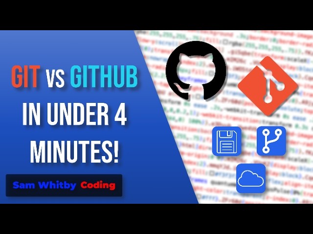 Git and GitHub Explained in Under 4 Minutes