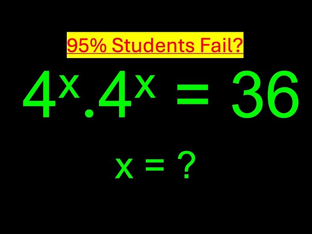 Germany | Can you solve this problem? | How to solve exponential equation | Math Olympiad