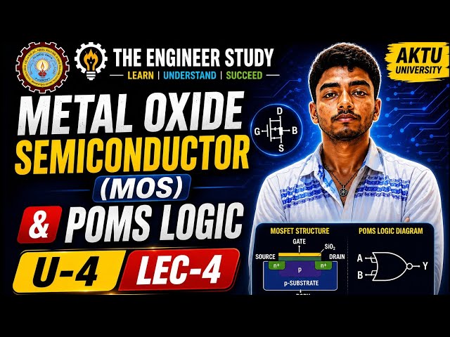 MOS & POMS Logic | Unit-4 Lec-4 | Digital System Design | AKTU (BEC302/KEC302)#theengineerstudy 
