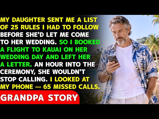 My Daughter Sent Me 25 Conditions To Attend Her Wedding—So I Left Her A Letter And Flew To Maui