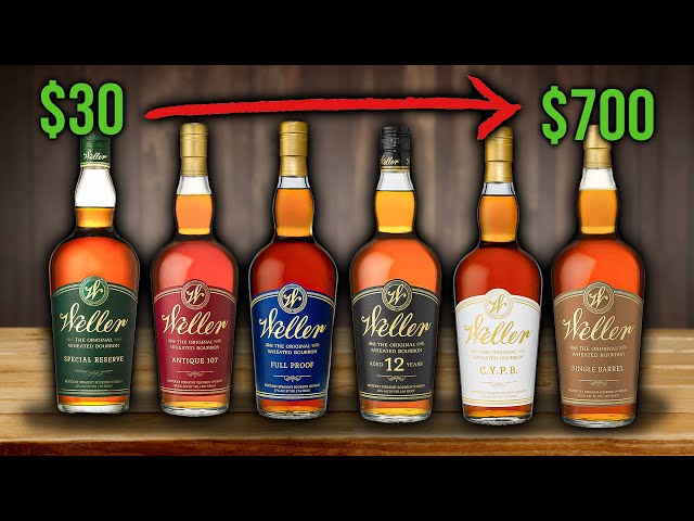 I Tried Every Weller Bourbon (And Ranked Them Best To Worst)