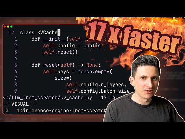 I Made My LLM 17x Faster by Implementing a KV Cache
