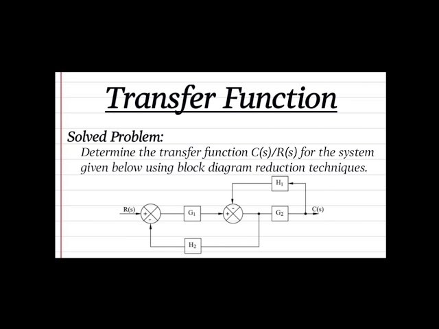 Block Diagram Reduction with Multiple Feedback Loops | C(s)/R(s) Solved