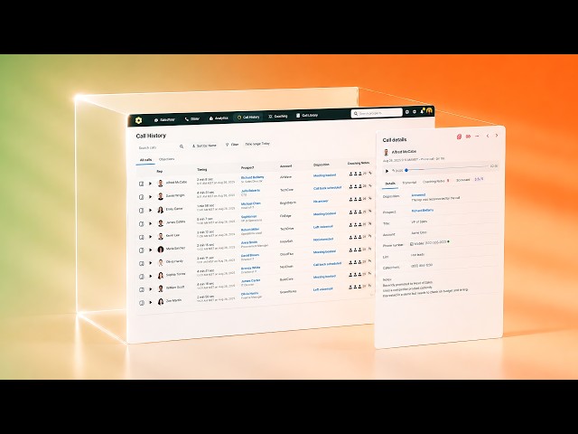 AI Sales Coaching Software | Orum 3D SaaS Product Video