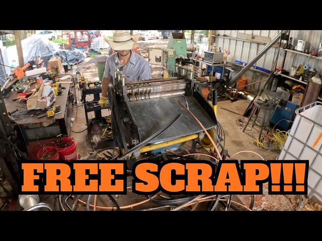 Copper Wire Stripping & Awesome Scrap Pick-Ups!!!