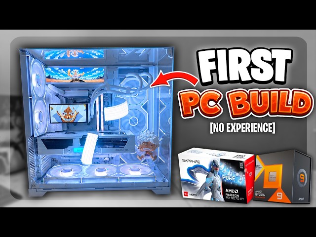 I Built My First Gaming PC with No Experience.. (We WENT GEAR 5!)