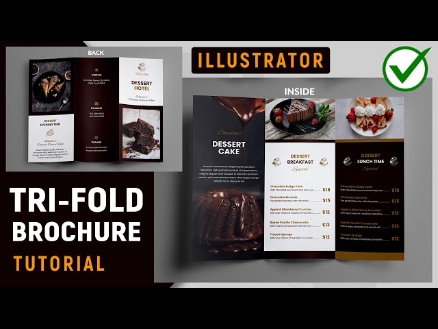 ✅ How to Create a Trifold Brochure Design in Illustrator | Adobe Illustrator Tutorial