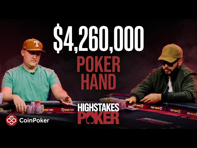 The Most Expensive Hand in High Stakes Poker History: $4,260,000