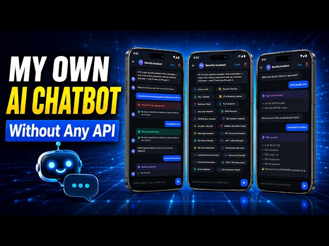 I Added an AI Chatbot to My App – No API, No Third-Party Service! 🤖