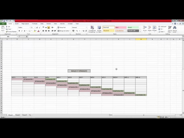 Cómo usar el Walk Forward de ninjatrader