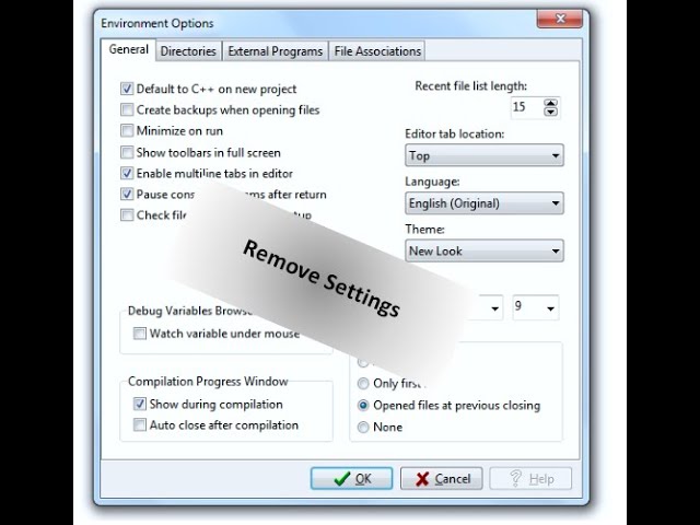 Fix All Problem of Dec C++ || How to Reset Default Settings in Dev C++.H