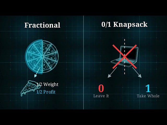 2.4 Knapsack Problem Introduction | Fractional vs 0/1 Knapsack Concepts Explained | DAA Unit 2