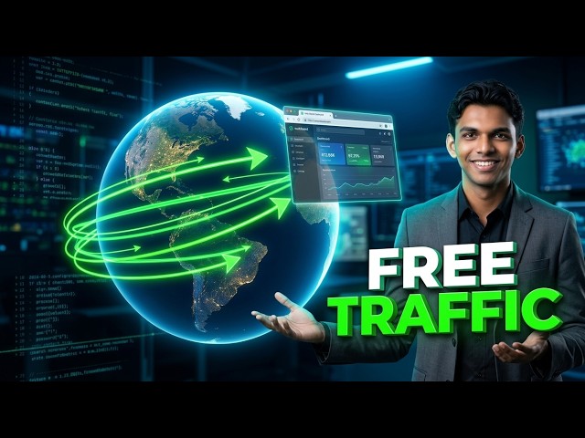 How to Get FREE Organic Website Traffic Worldwide 🌍