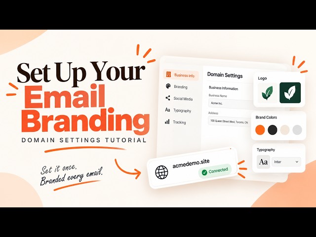Set Up Your Email Branding in LetMeSendEmail | Domain Settings Tutorial