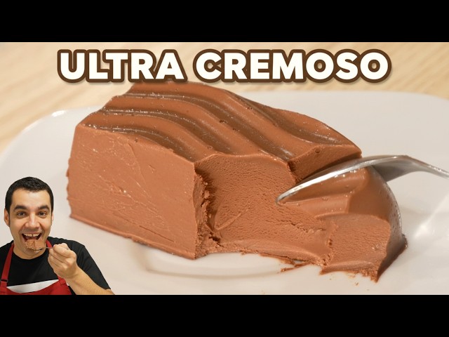 Solo 2 INGREDIENTES y queda así de CREMOSO 😍 postre de invierno