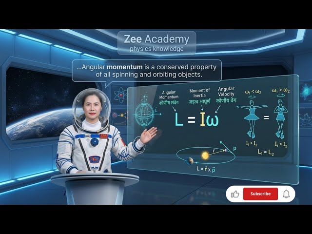 Angular Momentum in Modern Physics Explained | 3D Animation | Zee academy physics knowledge 