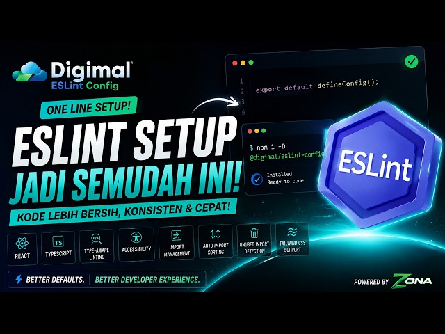 Digimal ESLint Config - One Line Setup for React & TypeScript