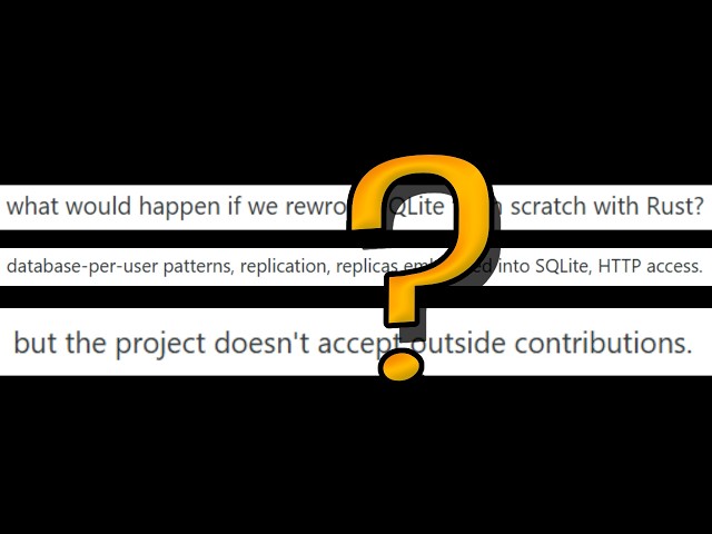The World's Most Popular Database is Being Rewritten