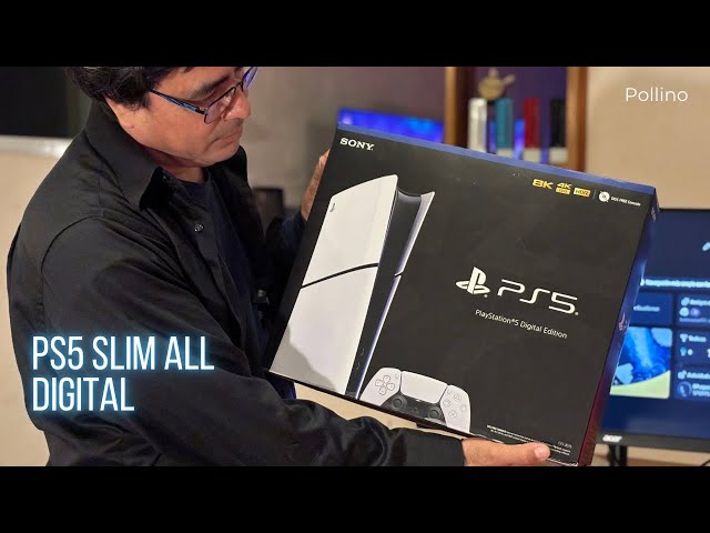 PS5 Slim All Digital / Unboxing and Connection Step-by-Step for Beginners