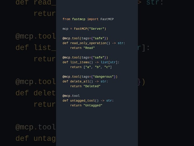 FastMCP Component Visibility Control - Part 3/11