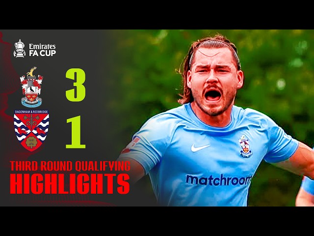 A STRONG Performance! 💪 | Brentwood Town v Dagenham & Redbridge | Highlights | Emirates FA Cup