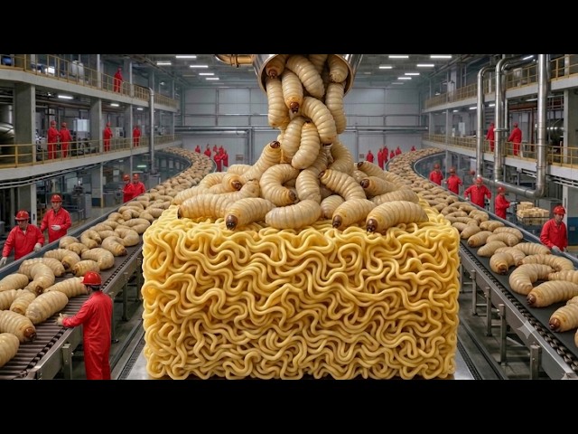 INSANE Automated Noodle Production | Inside America's High-Tech Food Factory